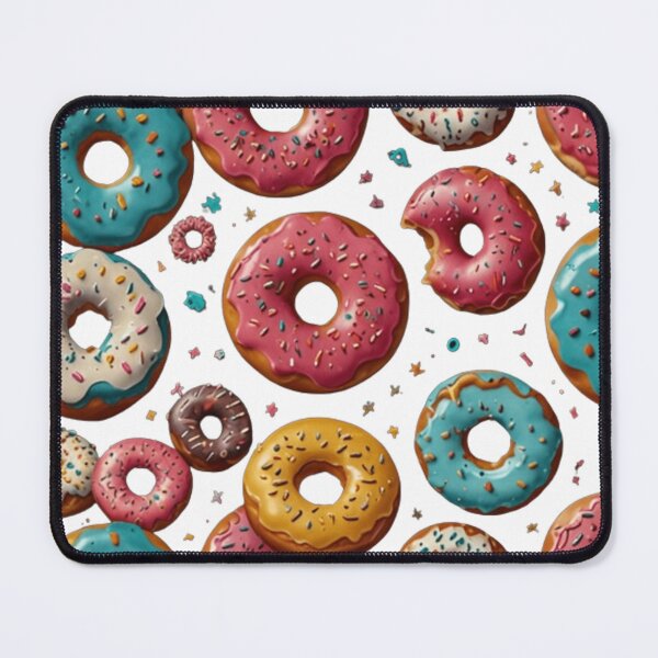 Item preview, Yummy Donut Print - White Background designed and sold by TGAL2.
