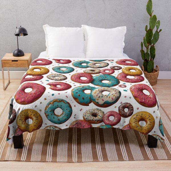 Item preview, Yummy Donut Print - White Background designed and sold by TGAL2.
