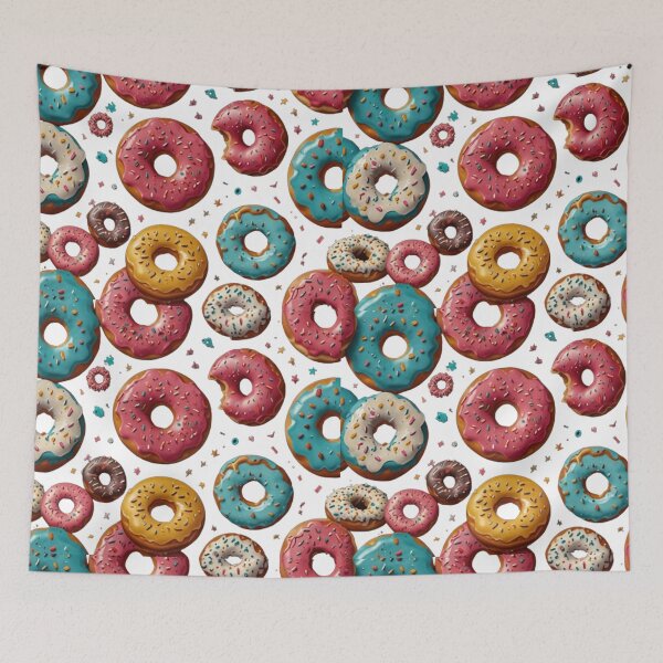 Item preview, Yummy Donut Print - White Background designed and sold by TGAL2.