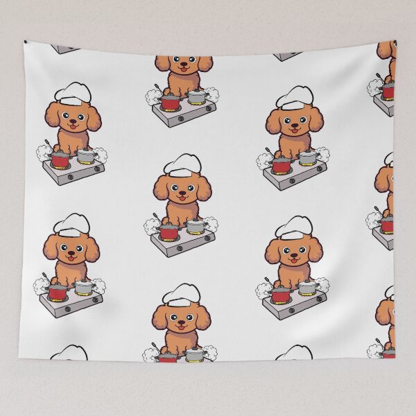 Item preview, Funny brown Dog is a chef  designed and sold by Pet Station.