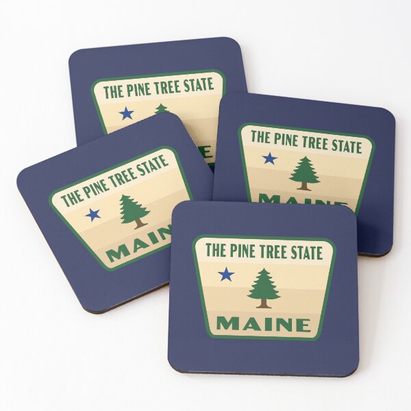 Item preview, Maine The Pine Tree State Badge designed and sold by deadmansupplyco.