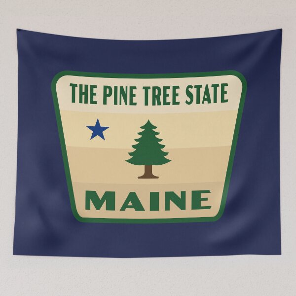 Item preview, Maine The Pine Tree State Badge designed and sold by deadmansupplyco.