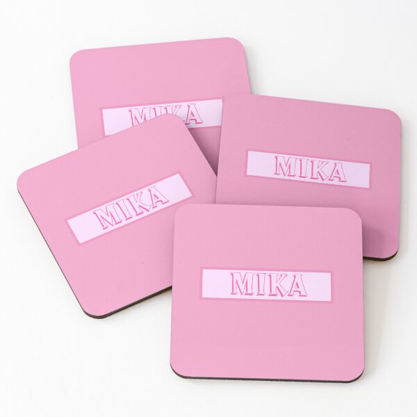Item preview, Mika Girl Name Pink designed and sold by Monika Howarth.