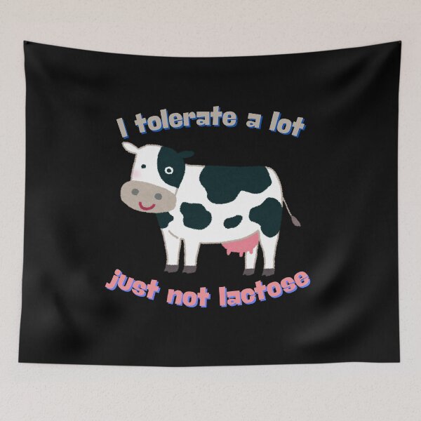 Item preview, I Tolerate A lot Just Not Lactose, Meme T-shirt designed and sold by Alicja Wieczorek.