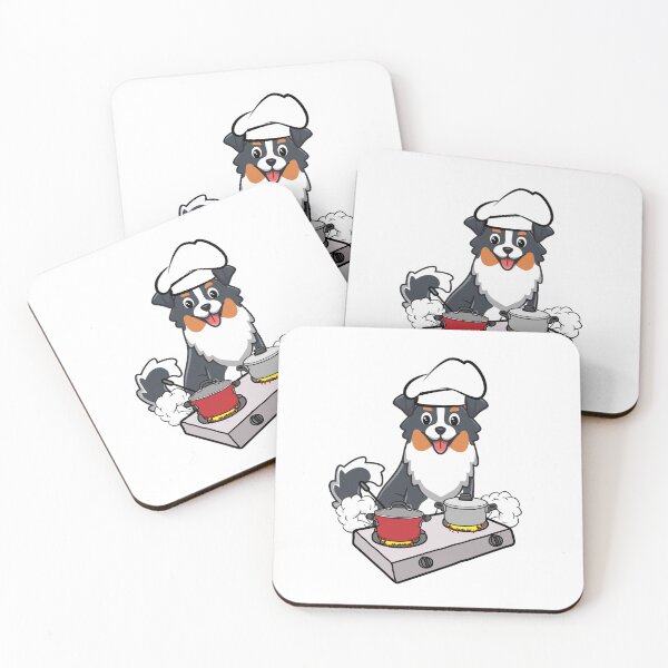 Item preview, Funny collie Dog is a chef  designed and sold by Pet Station.