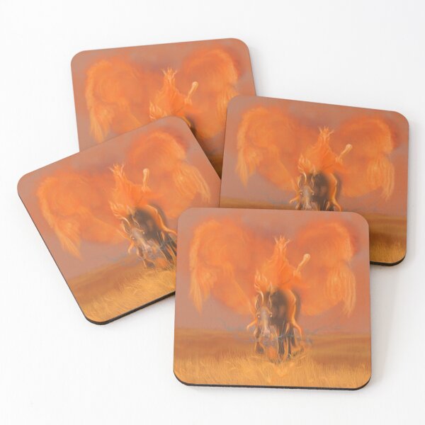 Item preview, Fire Rider Painting designed and sold by AK-Hevonen.