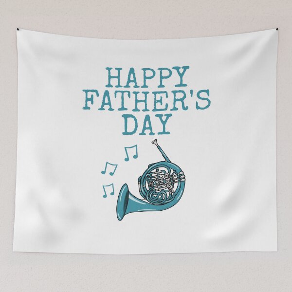 Item preview, Father's Day French Horn, Hornist Brass Musician designed and sold by doodlerob.