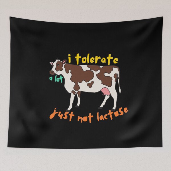 Item preview, I Tolerate A lot Just Not Lactose, Meme T-shirt designed and sold by Alicja Wieczorek.