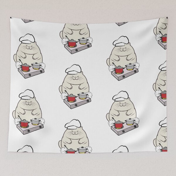 Item preview, Funny sumo cat is a chef  designed and sold by Pet Station.