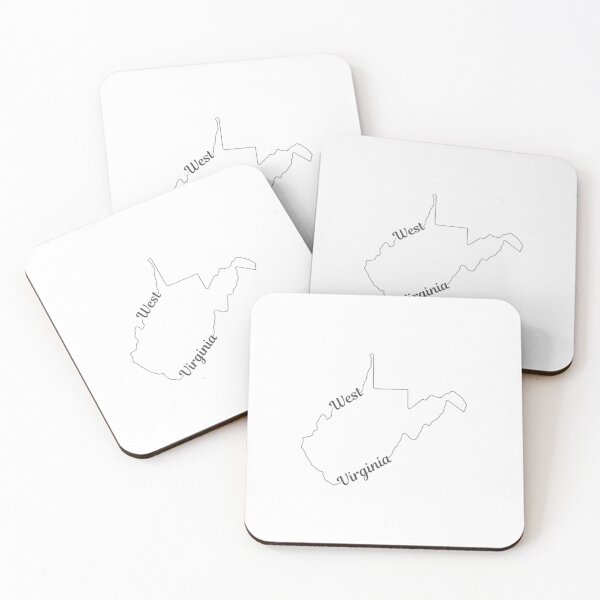Item preview, West Virginia State Outline designed and sold by US States Merch.