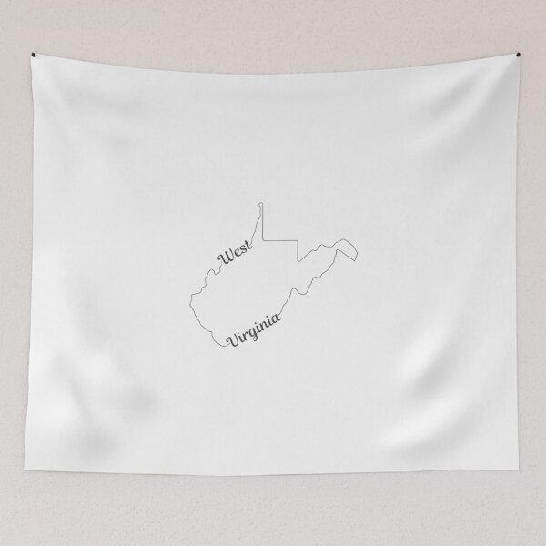 Item preview, West Virginia State Outline designed and sold by US States Merch.
