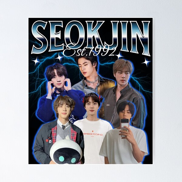 Item preview, Seokjin años 90 designed and sold by Seoulful Doodles.