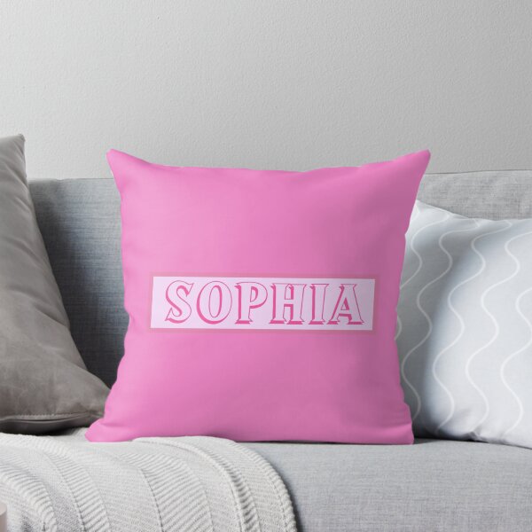 Item preview, Sophia Girl Name Pink designed and sold by Artbymonika.