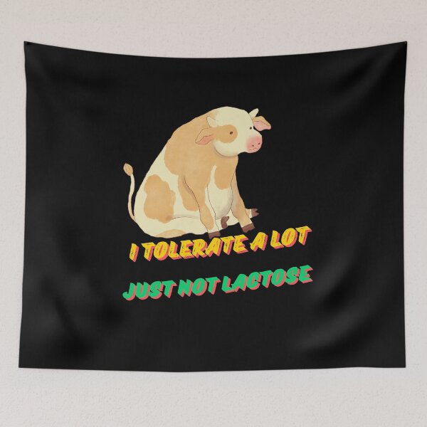 Item preview, I Tolerate A lot Just Not Lactose, Meme T-shirt designed and sold by Alicja Wieczorek.