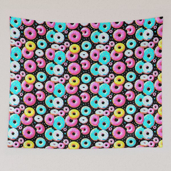 Item preview, Yummy Donut Print - Dark Background designed and sold by TGAL2.
