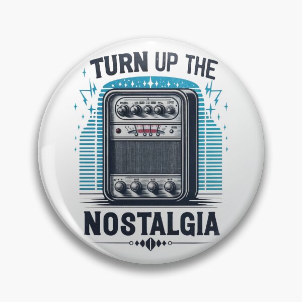 Item preview, TURN UP THE NOSTALGIA: A Vintage Radio Journey designed and sold by SplashTastic.