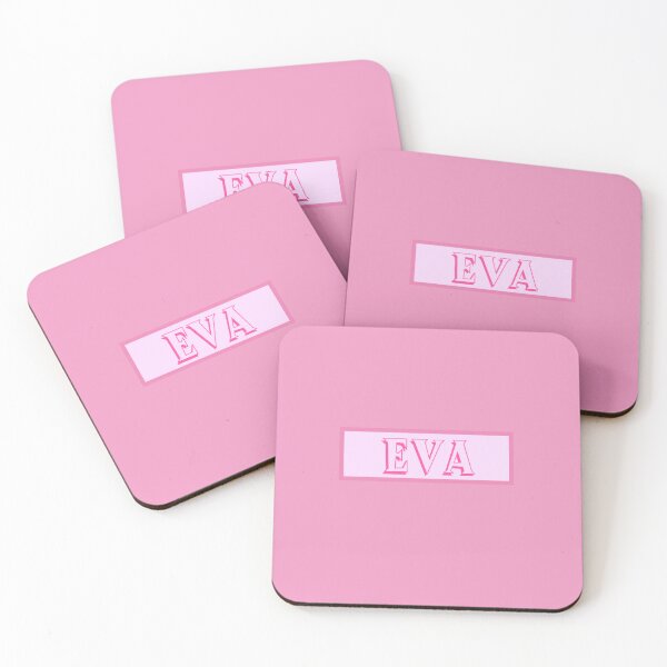 Item preview, Eva Girl Name Pink designed and sold by Monika Howarth.