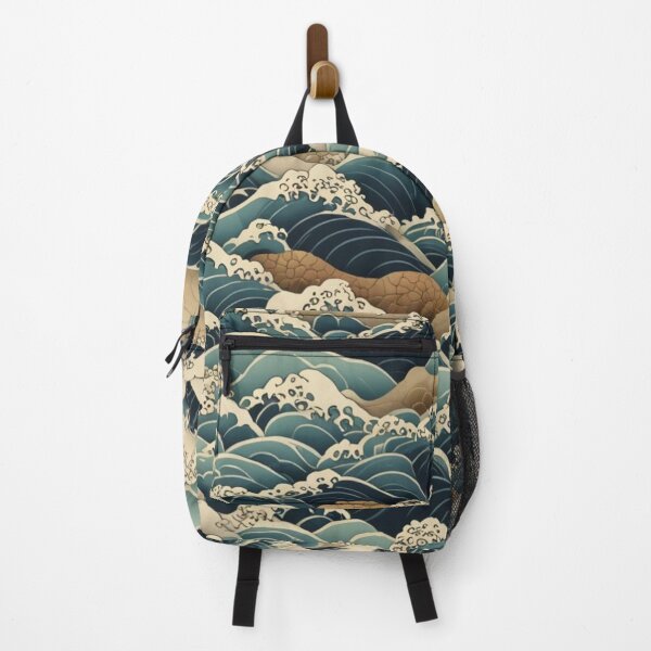 Item preview, "Ocean Waves" Japanese Art Pattern designed and sold by Generic RedHead Designs.