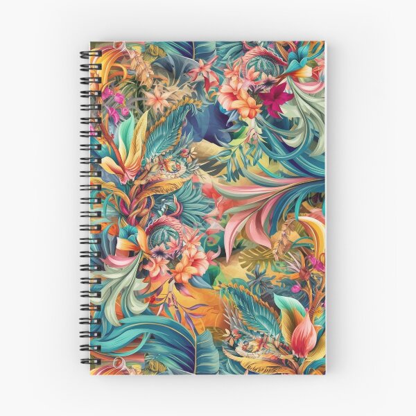 Item preview, Hawaii inspired intricate floral pattern  designed and sold by metebf.