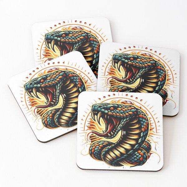 Item preview, Menacing cobra snake ready to strike designed and sold by Design Shop.