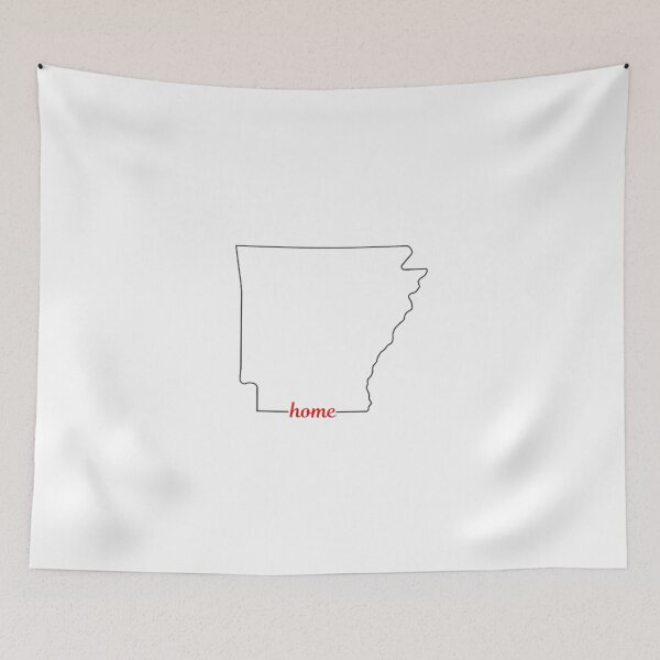 Item preview, Arkansas State Outline Home designed and sold by US States Merch.