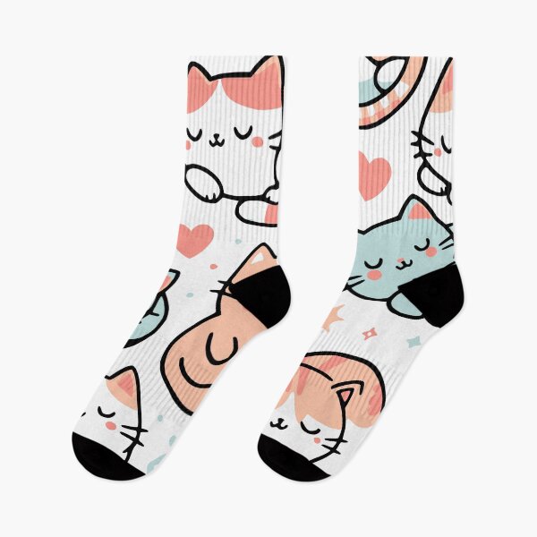 Item preview, Cute Sleeping Cat Pattern. zzzz cat designed and sold by PMCreative.