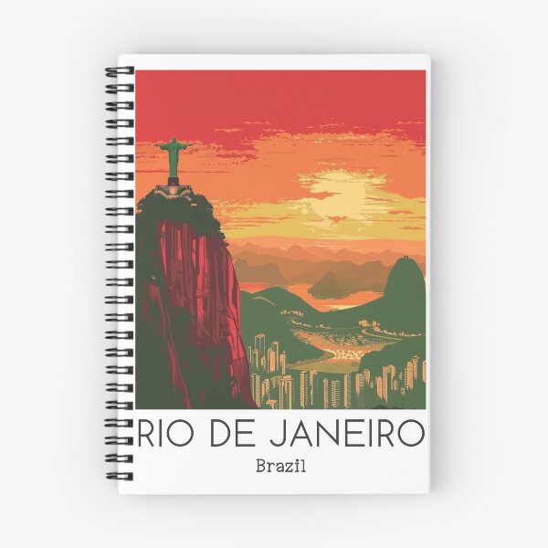 Item preview, A Vintage Travel Illustration of Rio de Janeiro - Brazil designed and sold by GoodOldVintage.