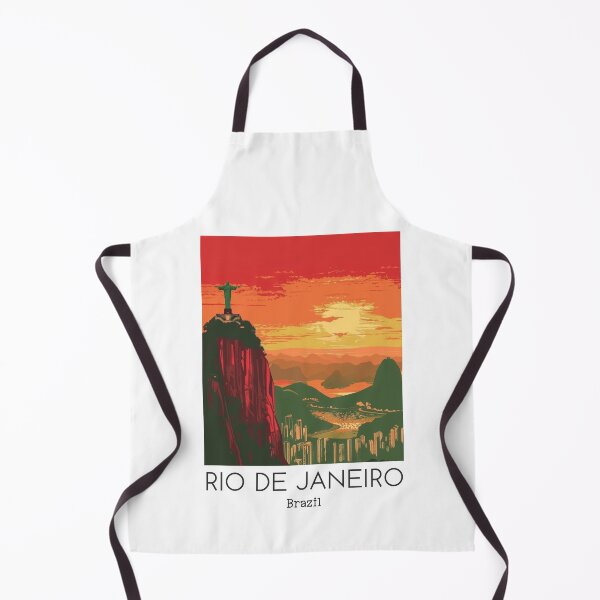 Item preview, A Vintage Travel Illustration of Rio de Janeiro - Brazil designed and sold by GoodOldVintage.