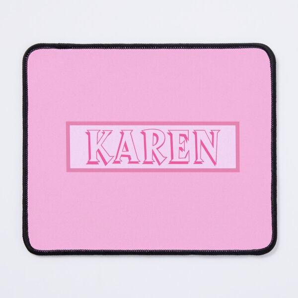 Item preview, Karen Girl Name Pink designed and sold by Monika Howarth.