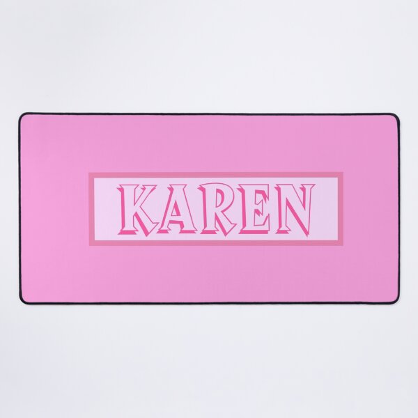Item preview, Karen Girl Name Pink designed and sold by Artbymonika.