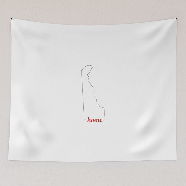 Item preview, Delaware State Outline Home designed and sold by US States Merch.