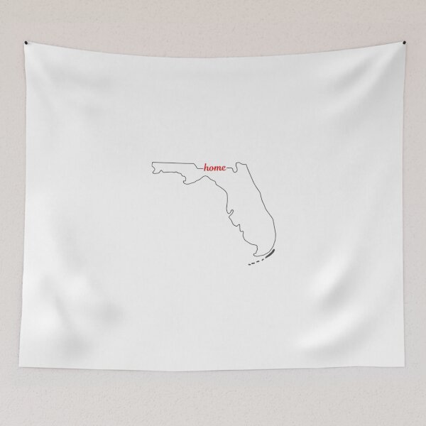 Item preview, Florida State Outline Home designed and sold by US States Merch.