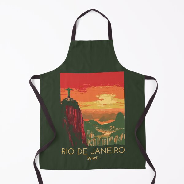Item preview, A Vintage Travel Illustration of Rio de Janeiro - Brazil designed and sold by GoodOldVintage.