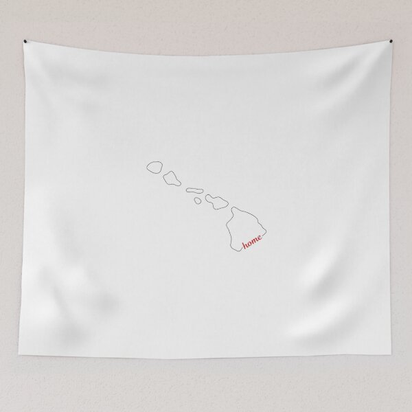 Item preview, Hawaii State Outline Home designed and sold by US States Merch.