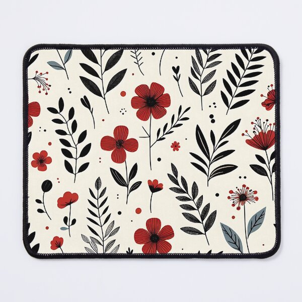 Item preview, A close up of a red flower pattern designed and sold by Haji Kamora.