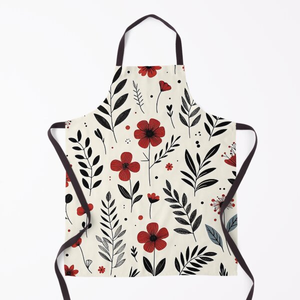 Item preview, A close up of a red flower pattern designed and sold by Haji Kamora.