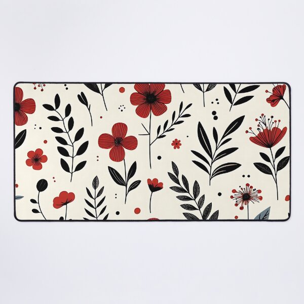 Item preview, A close up of a red flower pattern designed and sold by Haji Kamora.