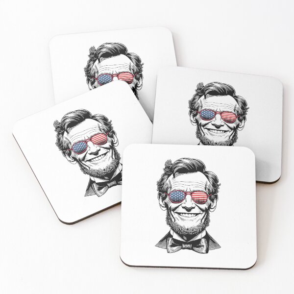 Item preview, Abraham Lincoln Presidential Portrait Happy 4th Of July USA designed and sold by GrandeDuc.