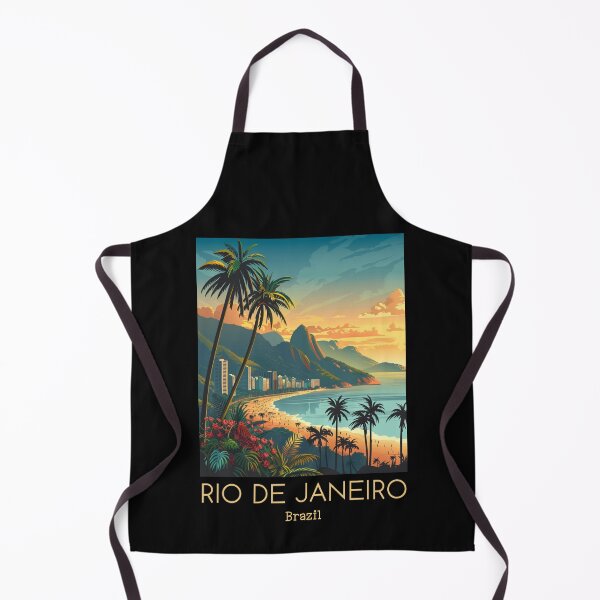 Item preview, A Vintage Travel Illustration of Rio de Janeiro - Brazil designed and sold by GoodOldVintage.