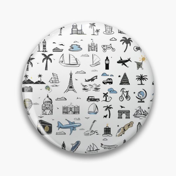 Item preview, Copia de Travel and Monuments Pattern designed and sold by SweetMagicDream.