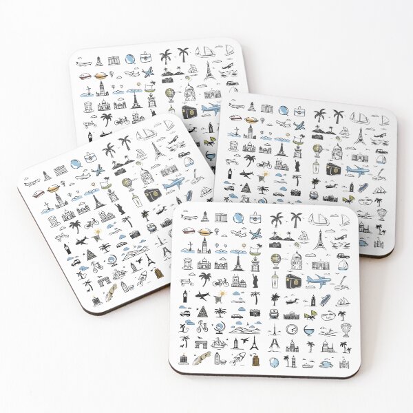 Item preview, Copia de Travel and Monuments Pattern designed and sold by SweetMagicDream.
