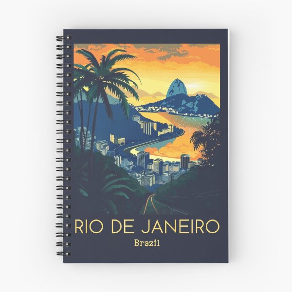 Item preview, A Vintage Travel Illustration of Rio de Janeiro - Brazil designed and sold by GoodOldVintage.
