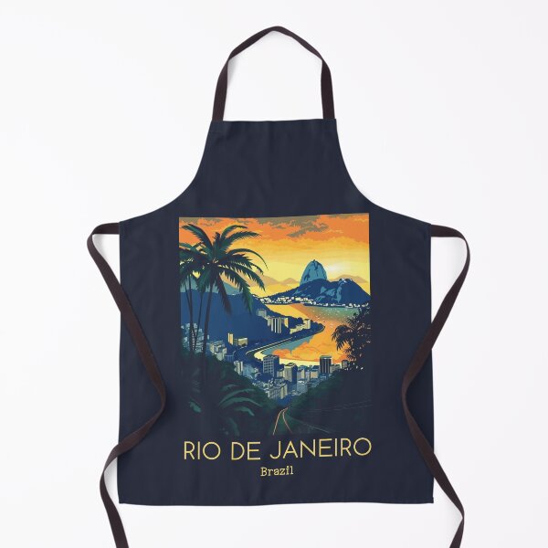 Item preview, A Vintage Travel Illustration of Rio de Janeiro - Brazil designed and sold by GoodOldVintage.