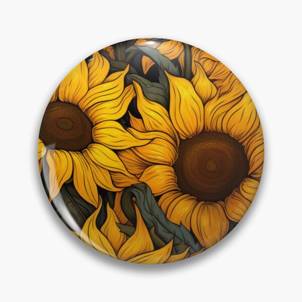 Item preview, Sunflowers Wallpaper designed and sold by whitecat23.