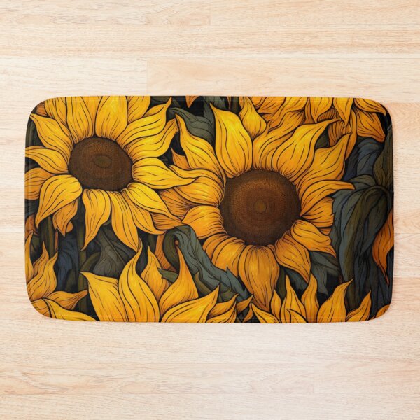 Item preview, Sunflowers Wallpaper designed and sold by whitecat23.