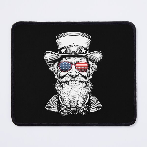 Item preview, Uncle Sam American Portrait Happy 4th Of July USA Flag designed and sold by GrandeDuc.