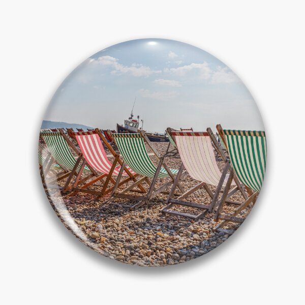 Item preview, Deckchairs On Beer beach, Devon, England designed and sold by Paul Thompson Photography.