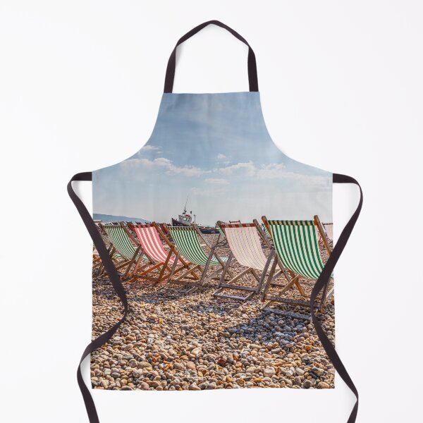 Item preview, Deckchairs On Beer beach, Devon, England designed and sold by Paul Thompson Photography.