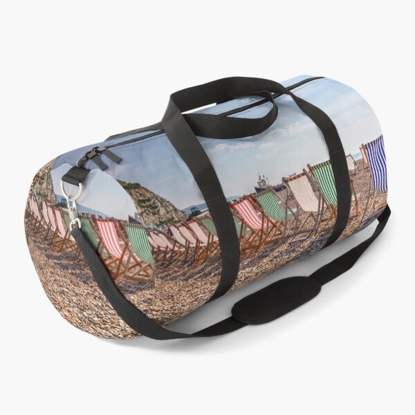 Item preview, Deckchairs On Beer beach, Devon, England designed and sold by Paul Thompson Photography.
