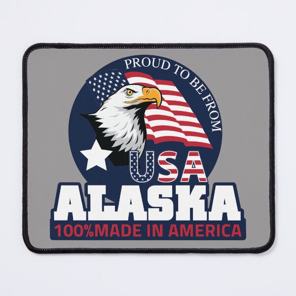 Item preview, Proud to be from America - state of ALASKA - USA designed and sold by LareTash.